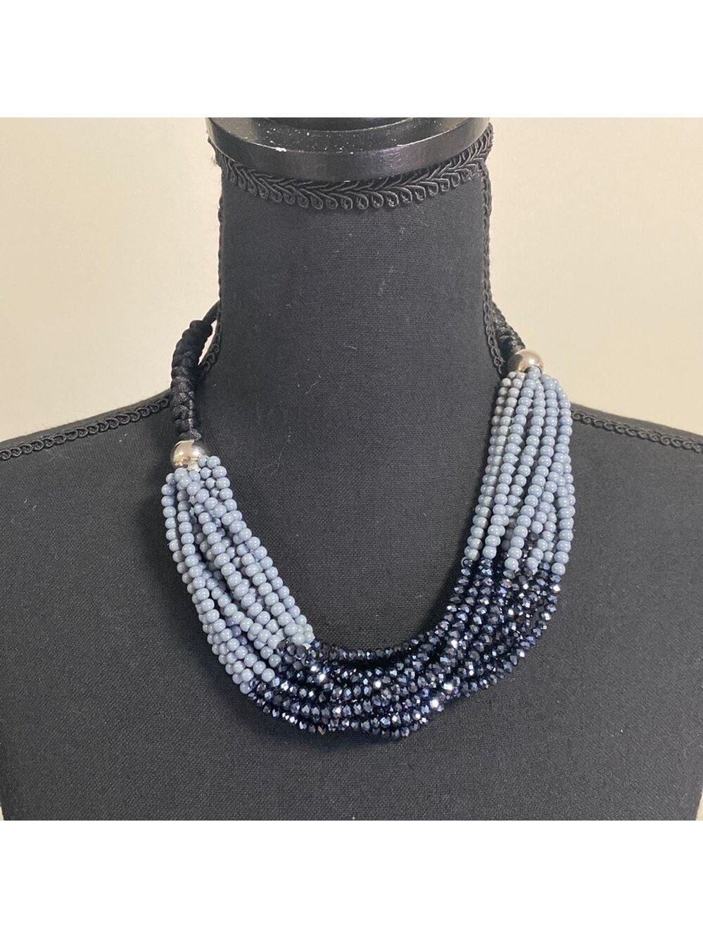 RUSH By Denise & Charles Ombre Bib Necklace